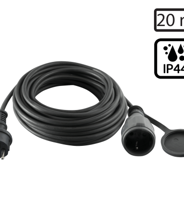 home Produžni strujni kabl, gumirani, 1 utičnica, 20 m, H05RR-F - NV 5-20/G