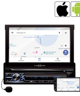 SAL Auto radio, 4 x 50W, 7.0"LCD Display, BT, Handfree - VB X800i