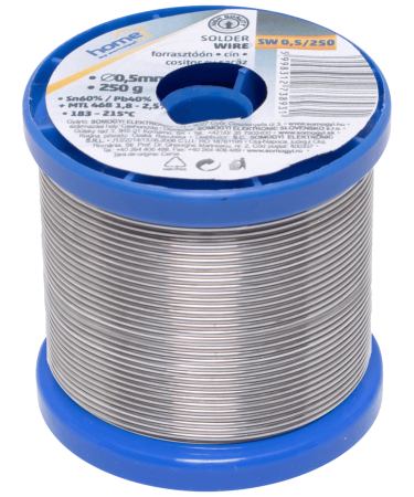 SMA Tinol za lemljenje, Ø 0.5 mm, 250g - SW 0.5 /250