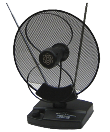 Falcom Antena sobna sa pojačalom, UHF/VHF, crna - ANT-204