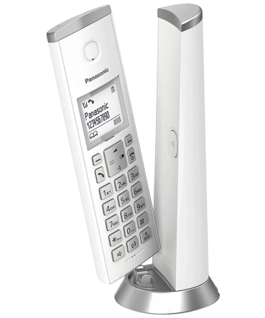 Panasonic Telefon bežični, DECT/GAP, 1.5" LED display, bijela - KX-TGK210FXW
