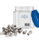 ZED electronic F-Konektor 7mm extra kvalitet, pak. 100 kom. - FK-XD/100