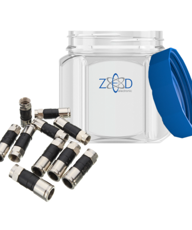 ZED electronic Kompresioni konektor extra kvalitet,  RG6,pak. 100 kom. - CO-XD/100