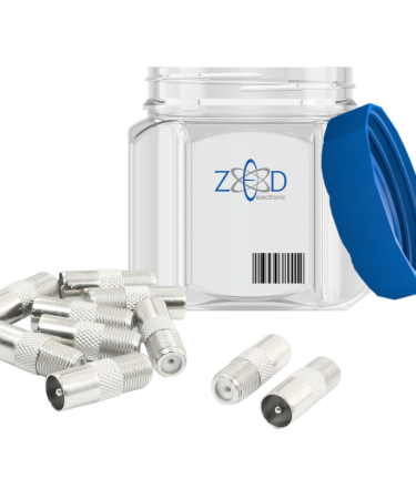 ZED electronic Konektor F-Ženski na RF-Muški, pak. 50 kom. - FPM/50