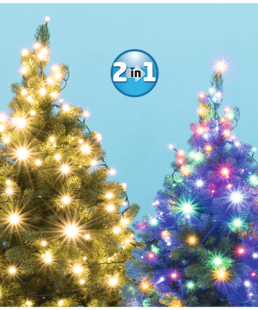 home Dekorativna LED rasvjeta, 2u1, daljinski upravljač - LED 205/WW/M