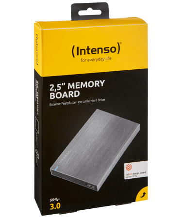 (Intenso) Eksterni Hard Disk 2.5", kapacitet 2TB, USB 3.0, Crna - HDD3.0-2TB/Memory Board