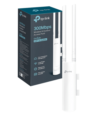 TP-LINK Wireless N Access Point, 300Mbps, 2.4GHz, IP65 - EAP110-Outdoor