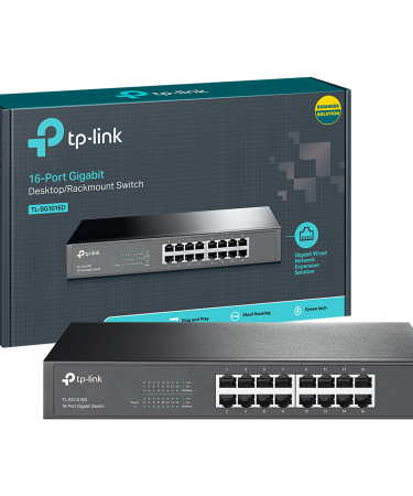 TP-LINK 16-Portni switch, 16x10/100/1000 Mbps - TL-SG1016D