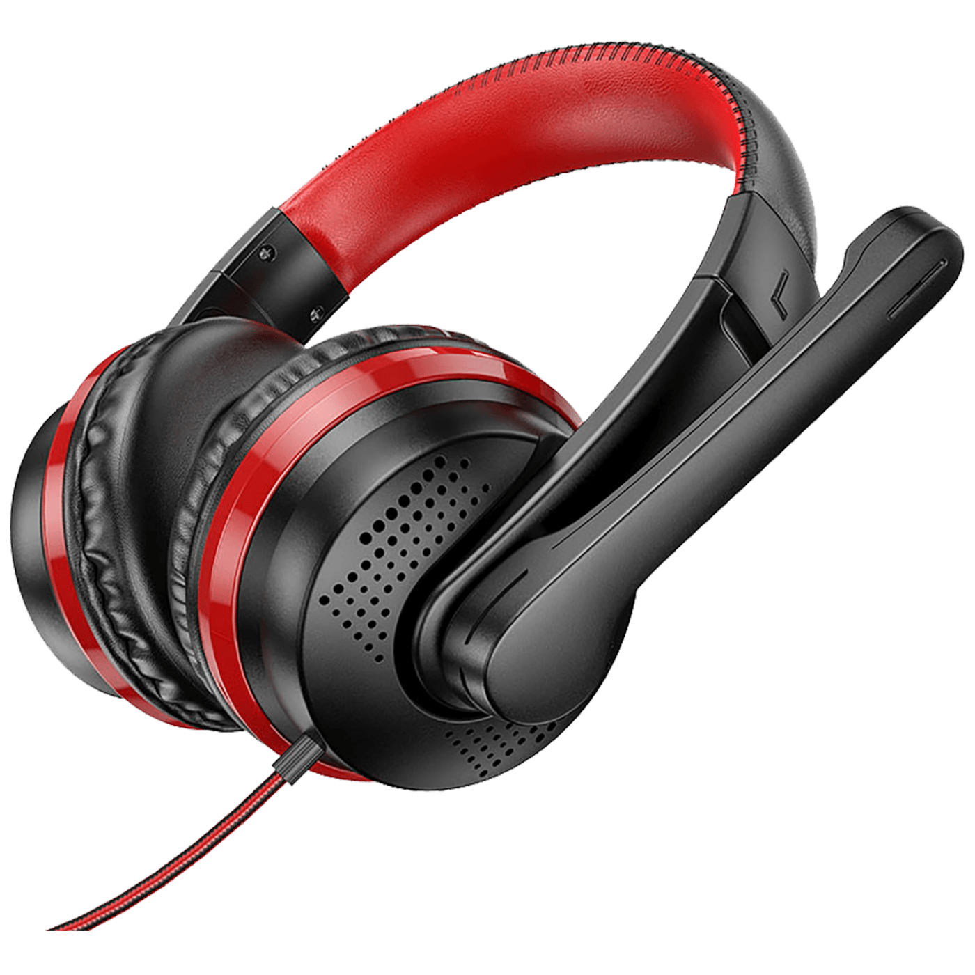 hoco. Slušalice sa mikrofonom, gaming, 3.5 mm, crvena - W103 Magic tour, Red - Image 3