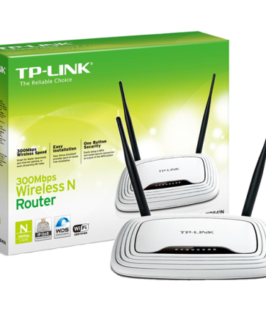 TP-LINK Wireless N Router, 4 porta, 300Mbps, 2x5dBi antena - TL-WR841N