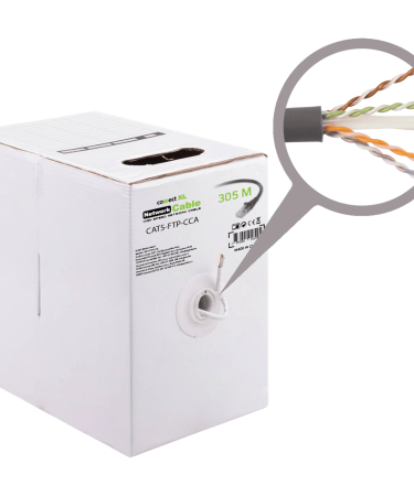 Connect XL Mrežni FTP kabl, CAT5e, CCA, 305 met. - CAT5-FTP-CCA