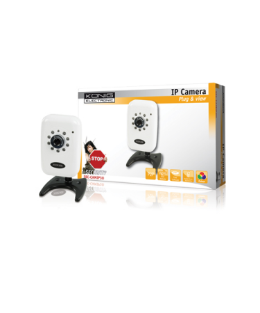 Konig Kamera IP, 1/4" VGA, 640x480/320x240, 30fps, unutrašnja - SEC-CAMIP30