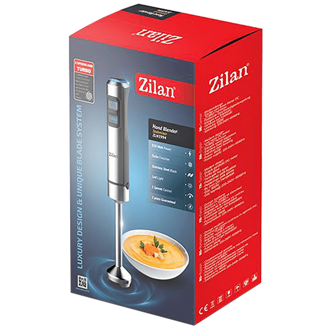 Zilan Štapni mikser, 850 W, 2 brzine + turbo - ZLN3994 - Image 2