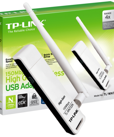 TP-LINK Wi-Fi mrežna kartica, 2.4 GHz, 4 dB, 150 Mbps - TL-WN722N