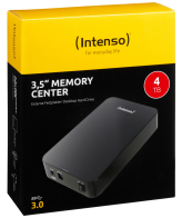 (Intenso) Eksterni HDD 3.5", kapacitet 4TB, USB 3.0, crna boja - HDD3.0-4TB/Memory-center