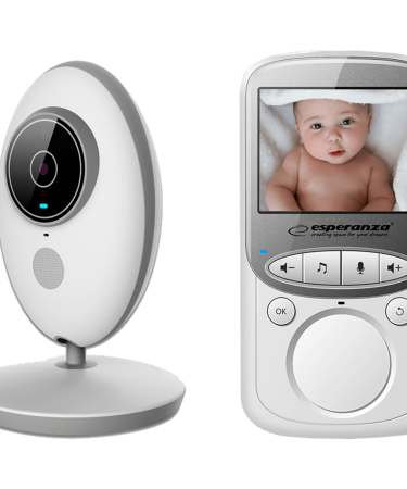 Esperanza Baby monitor, 2.4" LCD, LED indikator, 2.4 GHz - EHM003