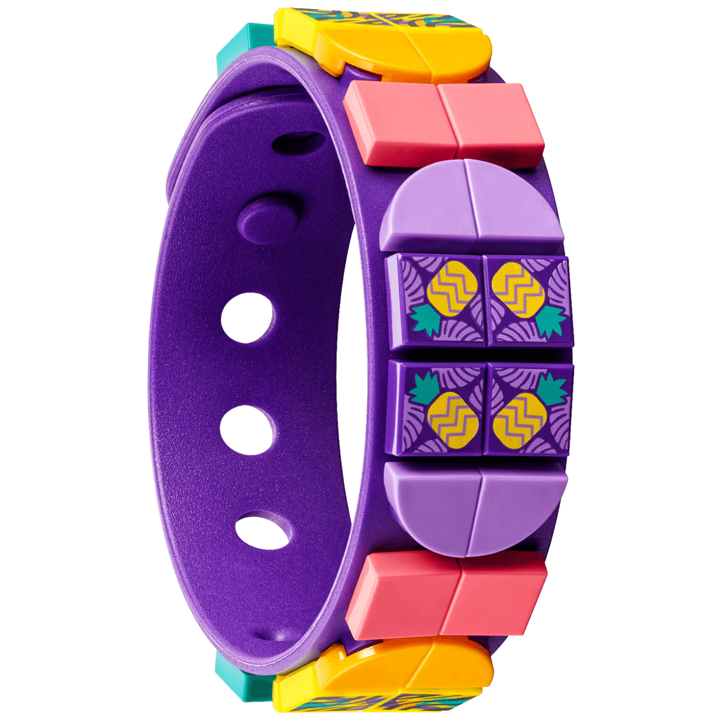 Lego Narukvica i privjesak za torbu - Neonski tigar, LEGO Dots - Image 2