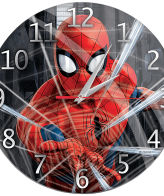 Marvel Zidni sat, Marvel Spider Man - Gloss wall clock Spider Man 001