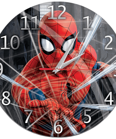 Marvel Zidni sat, Marvel Spider Man - Gloss wall clock Spider Man 001