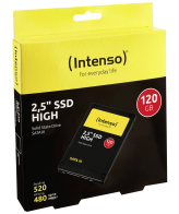 (Intenso) SSD Disk 2.5", kapacitet 120GB, SATA III High - SSD-SATA3-120GB/High