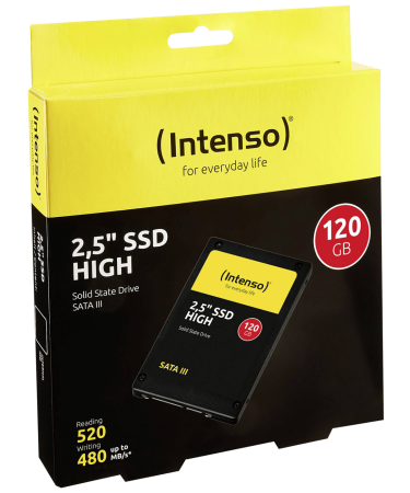 (Intenso) SSD Disk 2.5", kapacitet 120GB, SATA III High - SSD-SATA3-120GB/High