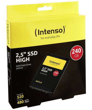 (Intenso) SSD Disk 2.5", kapacitet 240GB, SATA III High - SSD-SATA3-240GB/High
