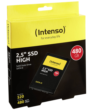 (Intenso) SSD Disk 2.5", kapacitet 480GB, SATA III High - SSD-SATA3-480GB/High