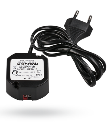 Jablotron Adapter za napajanje, DC 12 V / 0.5 A - DE06-12