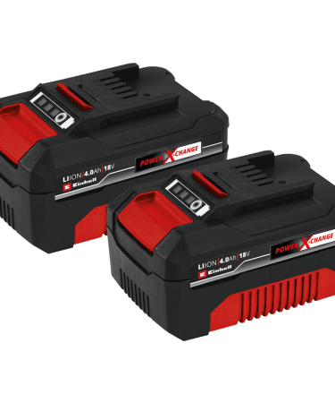 Einhell Baterija, set 2 kom.,  18V 4.0 Ah - Power X-Change Twinpack 4,0 Ah