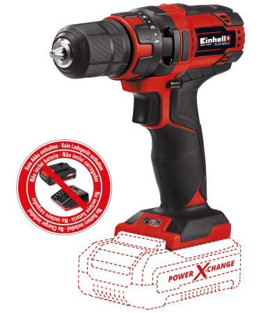 Einhell Aku bušilica, odvijač,  bez baterije - Power X-Change TC-CD 18/35 Li-Solo
