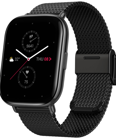 Amazfit SAT pametni, 1.65" AMOLED, vodootporan 5ATM, BT - Zepp E (square) Metallic Black S.E