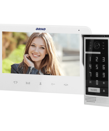 Orno Video interfon 7", set, Scuti - OR-VID-VP-1073/W