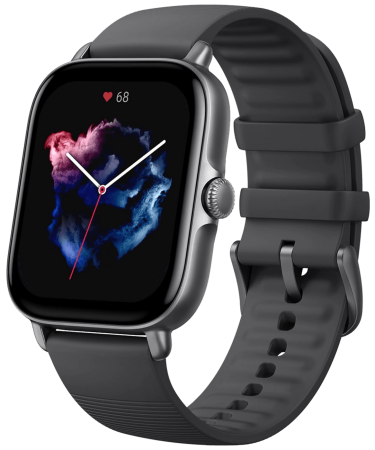 Amazfit Pametni sat, 1.75" AMOLED, vodootporan 5ATM, BT - GTS 3 Graphite Black