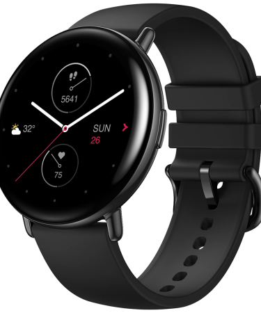 Amazfit SAT pametni, 1.28" AMOLED, vodootporan 5ATM,BT - Zepp E (round) Onyx Black