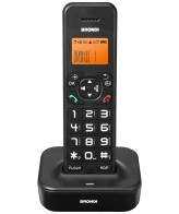 Brondi Telefon bežični, LED display, crni - Bravo Star, Black