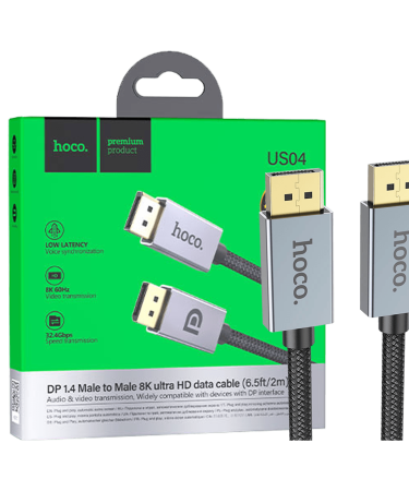 hoco. Kabl display port na display port, US04, 2 met - US04 2M