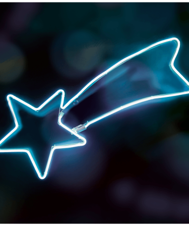 home Dekorativna rasvjeta, LED neonska figura, zvijezda padalica - NEON 1