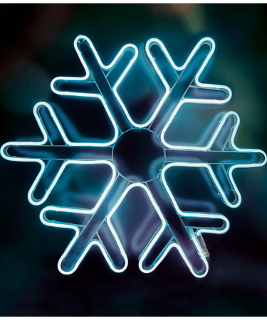 home Dekorativna rasvjeta, LED neonska figura, pahuljica - NEON 2