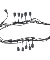 Avide Kabel sa 10 sijaličnih grla E27, dužina 10 met., Outdoor - Outdoor E27 String 10m