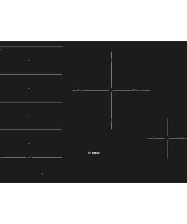 Bosch Ugradbena indukcijska ploča za kuhanje, 80 cm - PXE801DC1E