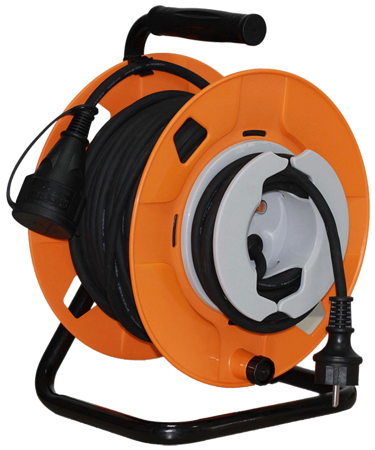 home Motalica za kabl, 25 met., H05RR-FG, 1.5 mm², IP44 - HJR 25-3