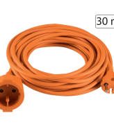 home Produžni strujni kabl 1 utičnica, 30m, H05VV-F, orange - NV 4-30/OR/1,5