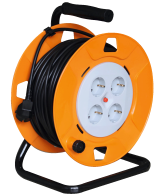 home Motalica za kabl, 25 met., H05VV-F, 3G1.5 mm², IP20 - HJR 4-25/1,5