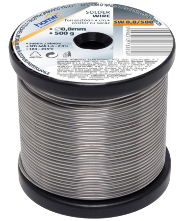 SMA Tinol za lemljenje, Ø 0.8 mm, 500g - SW 0.8/500