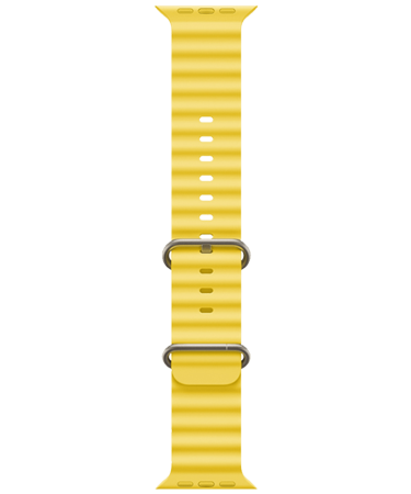 hoco. Silikonski remen za iWatch, 42/44/45/49mm, žuta - iWatch WA12 Yellow