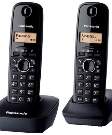 Panasonic Telefon bežični, sa dvije slušalice, 1.4" LCD display - KX-TGB612FXB