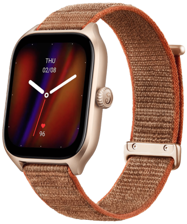 Amazfit SAT pametni, 1.75" AMOLED, vodootporan 5ATM, BT - GTS 4 Autumn Brown