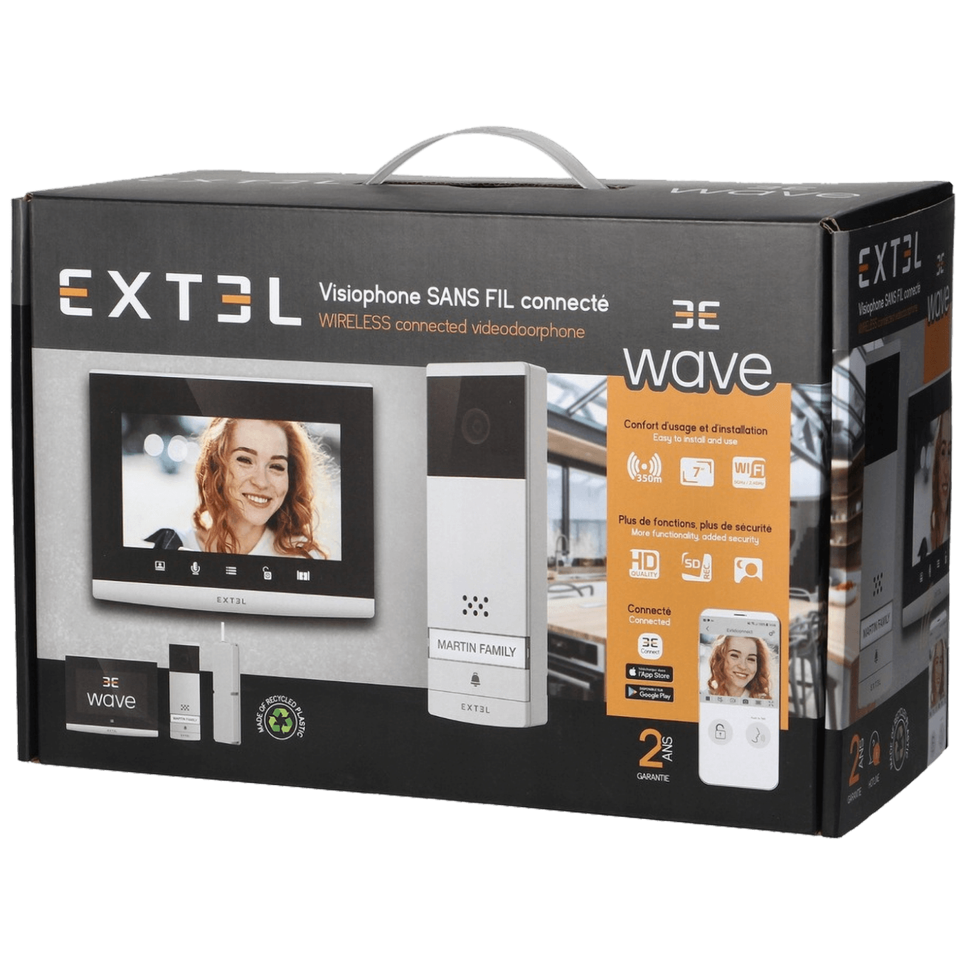 Extel Video interfon 7", bežični set, WiFi Dual Band - 720313 - Image 2