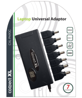 Connect XL Adapter za laptop,univerzalni, 90W, 2u1 AC+Auto, LCD display - CXL-PN90C