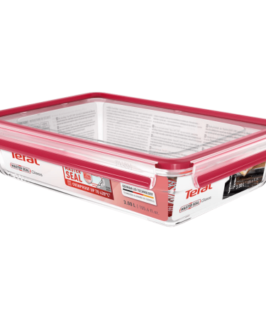 Tefal Staklena posuda sa poklopcem, 3 lit., MasterSeal Glass - N1041210